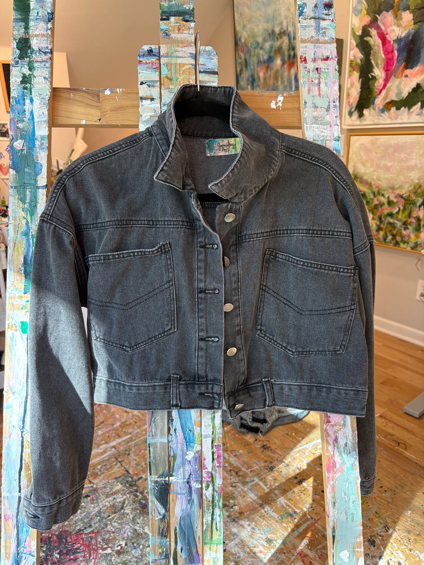 Cropped Denim Jacket