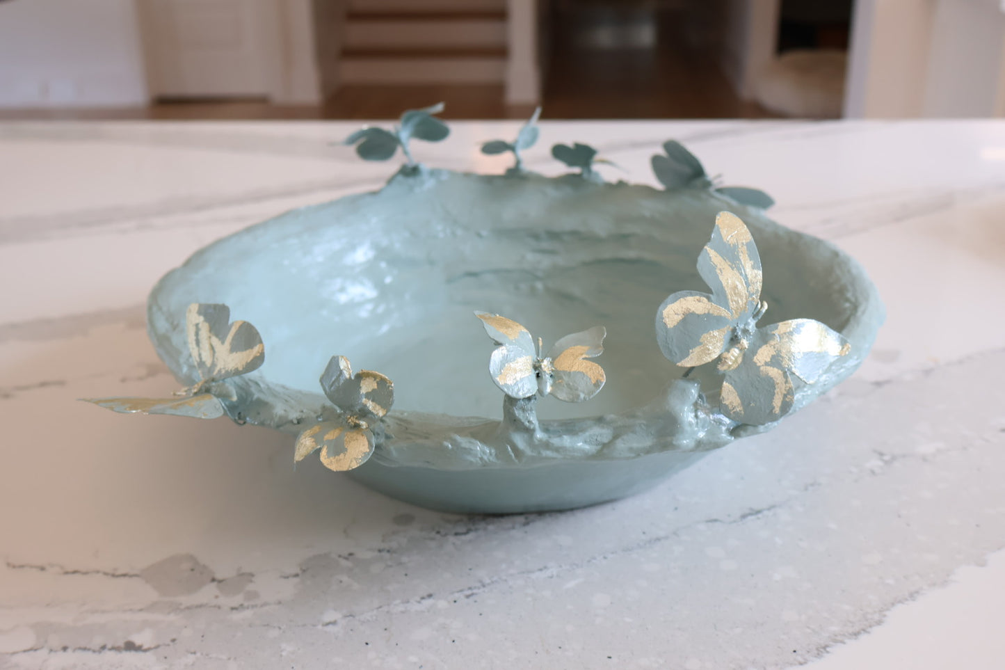 Original Art Butterfly Bowl