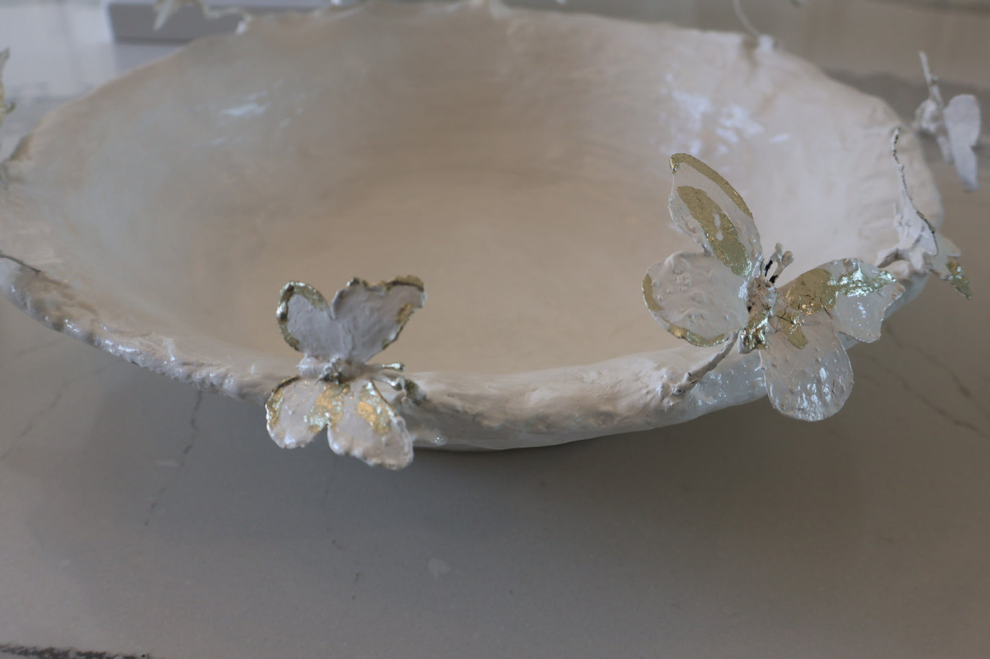 Original Art Butterfly Bowl