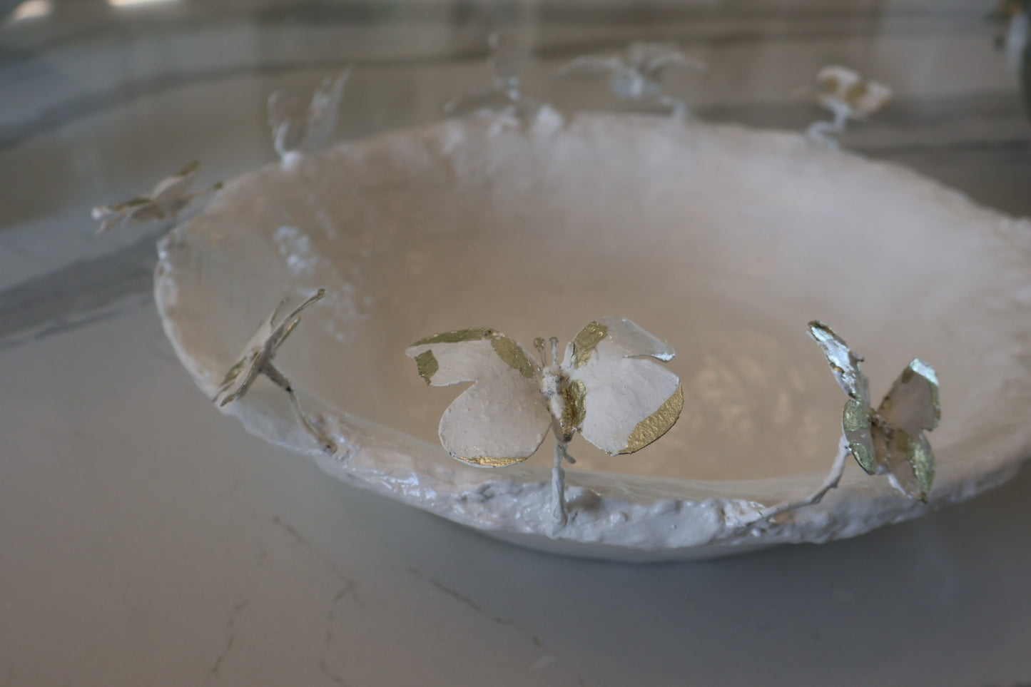Original Art Butterfly Bowl