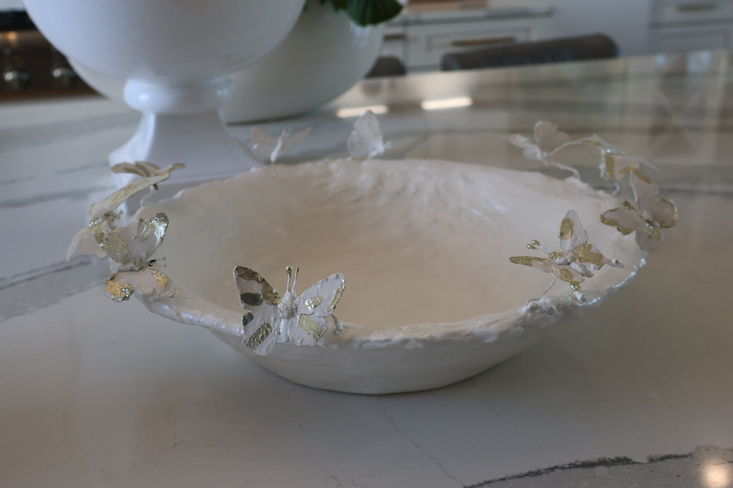 Original Art Butterfly Bowl