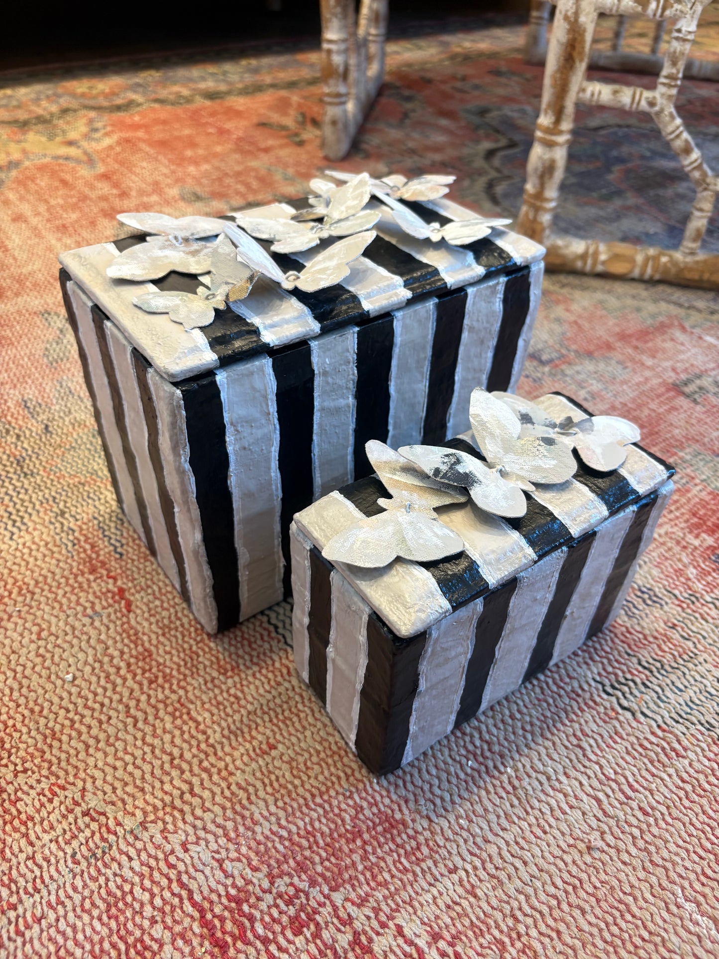 Large Decorative Butterfly box