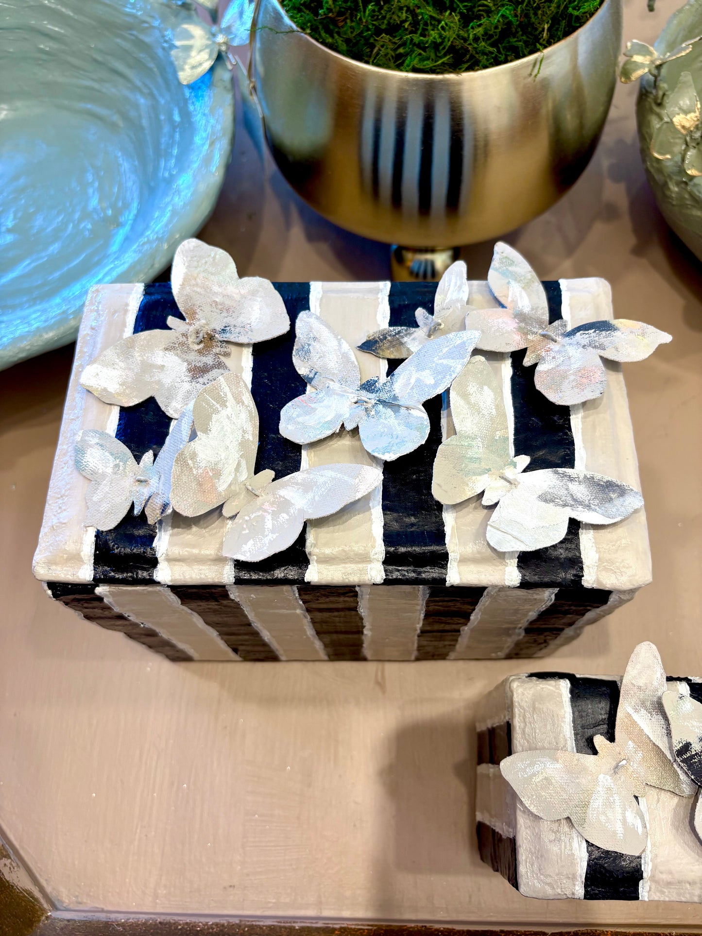 Large Decorative Butterfly box