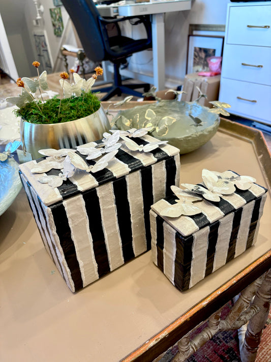 Large Decorative Butterfly box