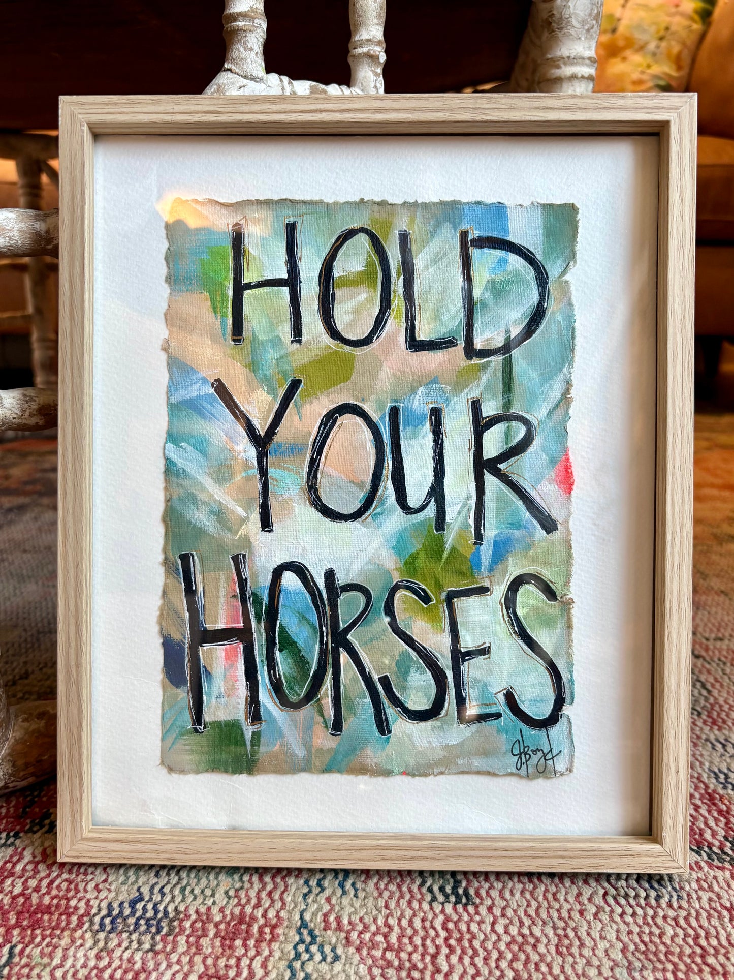 "Hold Your Horses"
