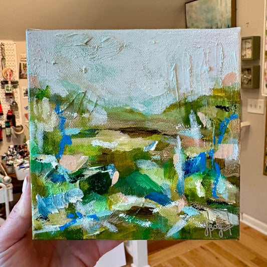 6x6 Abstract Landscape