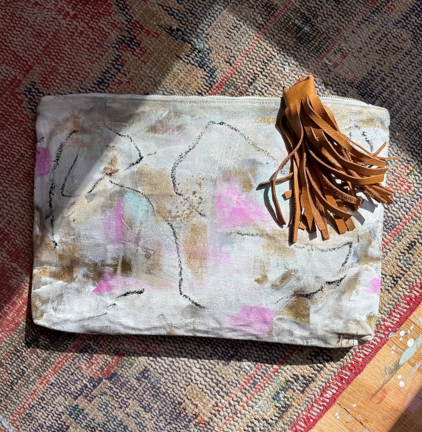 Oversized Original Art Clutch