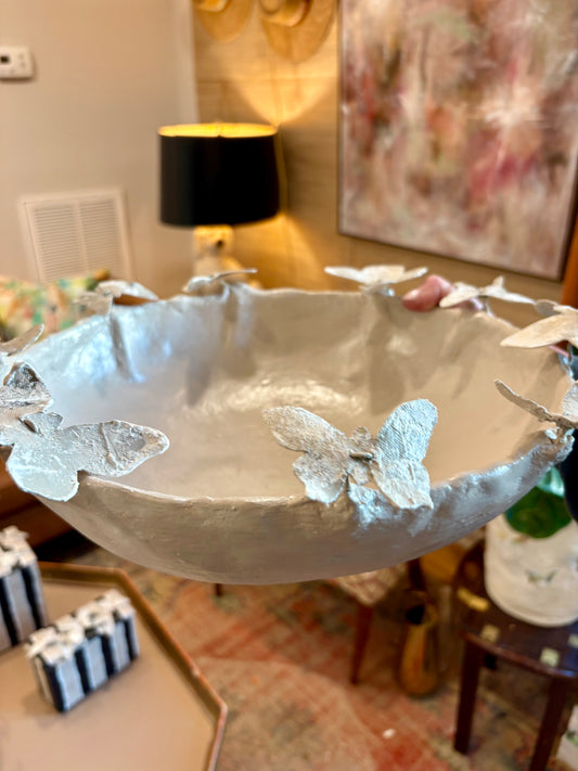 Original Art Butterfly bowl